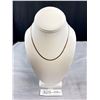 Image 1 : Vintage .925 Sterling Italy w/ Gold Wash Necklace