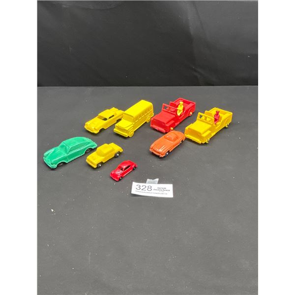 Nice lot of Vintage plastic & Rubber Cars