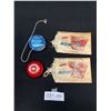 Image 1 : Vintage YO-YO lot with 2 Strings in Packages