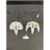 Image 1 : 2 Nintendo 64 Controllers Untested