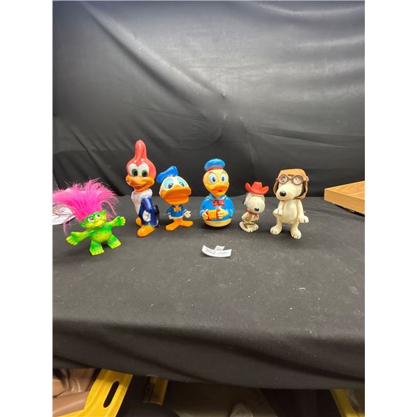 Collectible Lot of Donald Duck Snoopy Etc