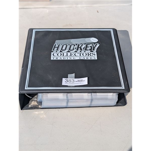 Binder Lot of 2003 Upper Deck SPX & More Upper Deck Cards including Large Gretzky Card