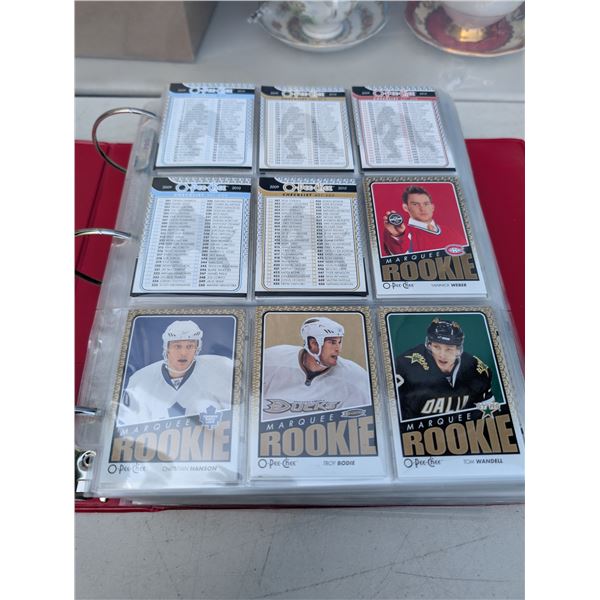 Binder Lot o 2009-10 O.P.C. Hockey Cards