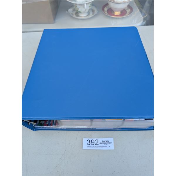 Binder Lot of Upper Deck Hockey Cards