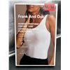 Image 2 : Frank And Oak Women’s Smoothing Contour Tank, M/M Black And White