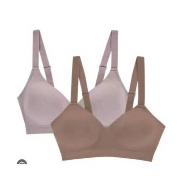 Jones New York Signature Smooth Comfort Bra, M/M, 2 Pack