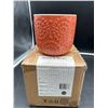 Image 2 : Stone & Beam Floral Embossed Planter in Arabesque Color, Small