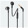 Image 1 : JBL Tune 205 Wired Earphones with Mic - Black