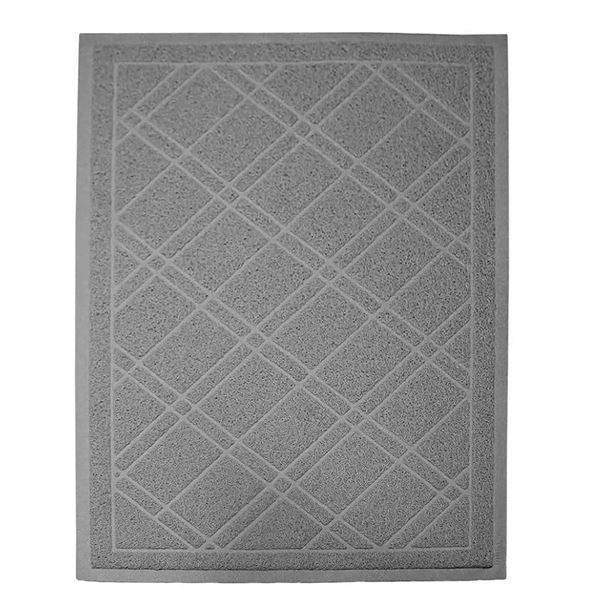 Purple Pet Jumbo Cat Litter Mat with Varying Colors