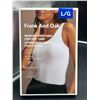 Image 2 : Frank And Oak Women’s Smoothing Contour Tank, L/G Size, Black and White