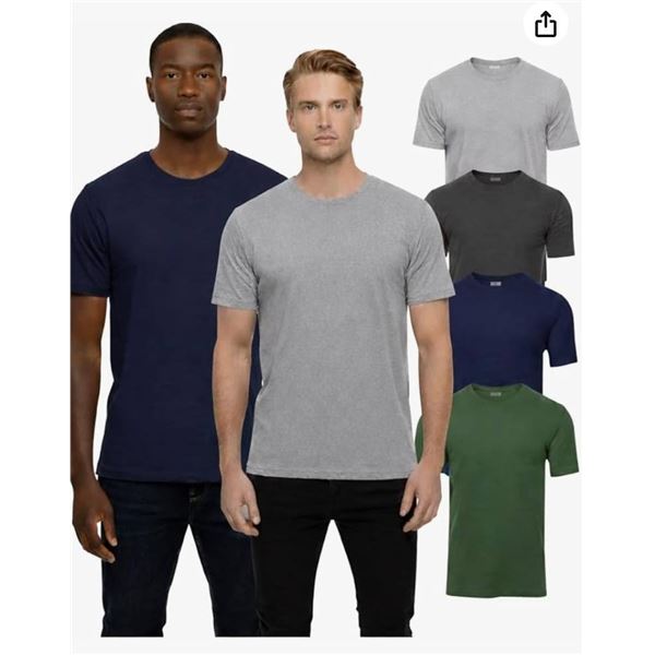 Men's B21 Cool Short Sleeve Crew Neck 4-Pack, Size L/G