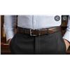 Image 1 : Polo Leather Belt With Adjustable Buckle and Embossed Logo