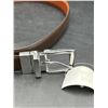 Image 3 : Polo Leather Belt With Adjustable Buckle and Embossed Logo