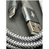 Image 3 : 3 Nylon Braided USB-A to USB-C Cables, 10 ft Each