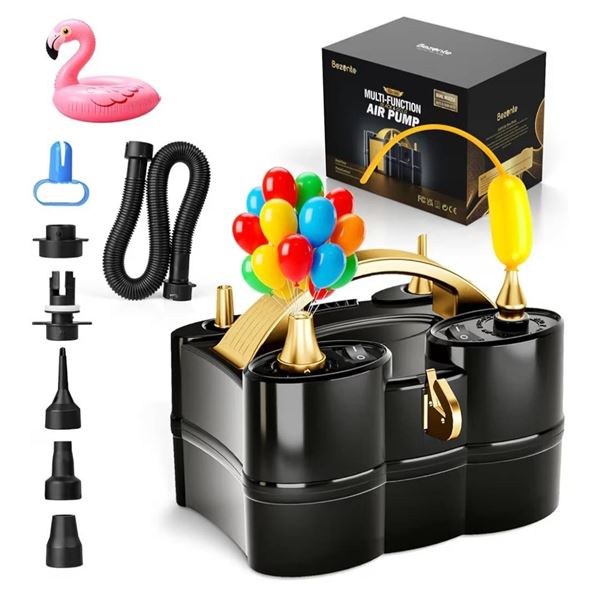 LooLaa 798PLUS Multi-Function Electric Air Pump with Two Motors