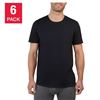 Image 1 : Kirkland Signature Men's Crew Neck Tee, 6 Pack, Size L/G