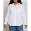 Image 1 : Gap Women's Long Sleeve Shirt, Size XL, White