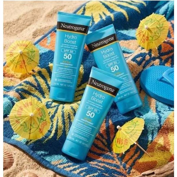 Neutrogena Hydro Boost Water Gel Lotion Sunscreen SPF 50, 3x88 mL