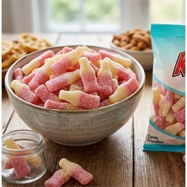 Koala Sour Cream and Fruit Flavour Candies, 1 kg Bag