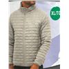 Image 3 : Bench Men's Quilted Lightweight Jacket XL/TG in Gray