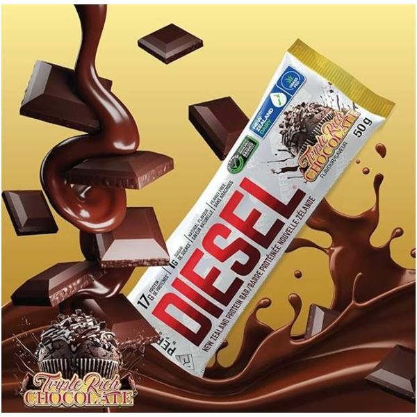 Perfect Sports Diesel Protein Bars, Chocolate Chaos, 12 x 50g