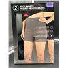 Image 2 : Reflex 2-Pack Shorts, XS/TP, High Waistband, Moisture Wicking