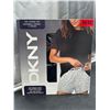 Image 2 : DKNY 2-Piece Lounge Set, Medium, Short-Sleeve T-Shirt and Shorts