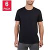 Image 1 : Kirkland Signature Men's Crew Neck T-Shirts, Size XXL, 6-Pack