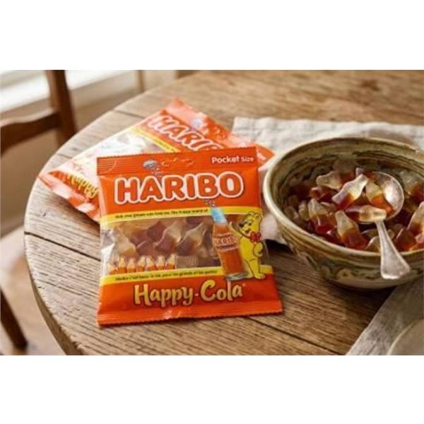 Haribo Happy Cola Gummy Candies, 18 x 60g (Product of Germany)