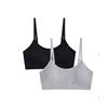 Image 1 : Tommy Hilfiger 2-Pack Soft Stretch Seamless Bra, S/P, Black & Gray