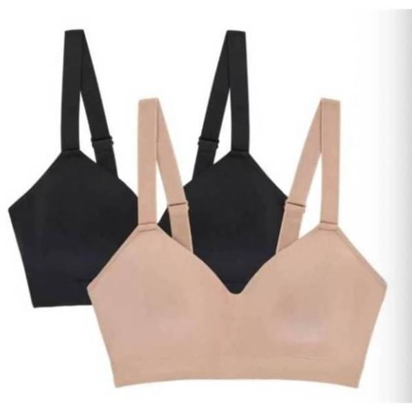 Jones New York Signature Smooth Comfort Bra, 2-Pack, Size M/M