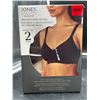 Image 2 : Jones New York Signature Smooth Comfort Bra, 2-Pack, Size M/M