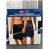 Image 2 : 32 Degrees Heat Men's 2-Pack Lounge Shorts, Size L/G, Black and Navy