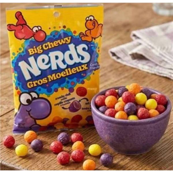 Big Chewy Nerds Candy, 9 Packs of 170 g Units