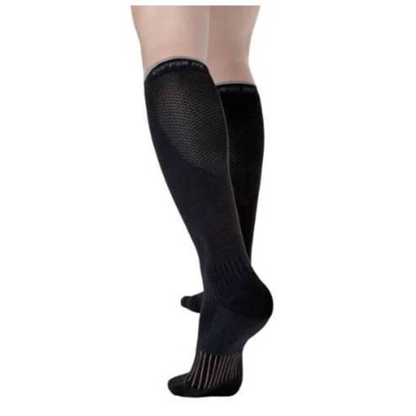 Copper Fit Energy Compression Socks, Black, Sizes L/XL, 2 Pairs
