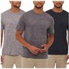 Image 1 : Bench Men's Active T-Shirts (L/G), 3-Pack, Assorted Colors