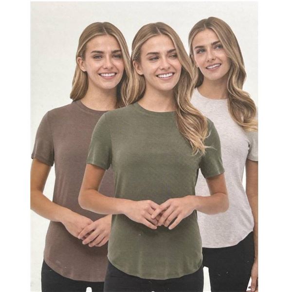 Bench XL Ladies Comfort T-Shirts, 3-Pack