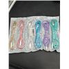 Image 2 : 6 USB Charging Cables with Braided Design, Multi-Color