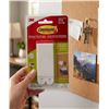 Image 2 : Lot of 6 -3M Command Large Picture Hanging Strips 3pack  12 lb Capacity