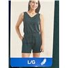 Image 3 : Sleeveless Women's Romper L/G Size With Drawstring Waist