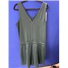 Image 4 : Sleeveless Women's Romper L/G Size With Drawstring Waist