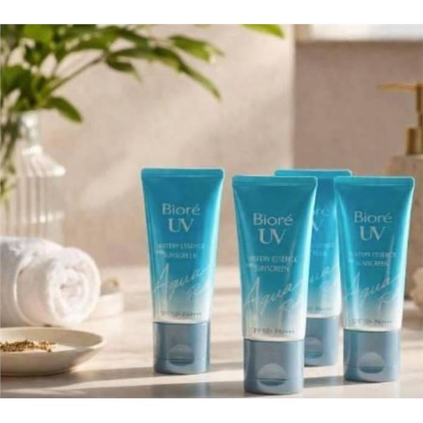 Biore UV Aqua Rich Lightweight Moisturizer SPF 50, 4 x 50 mL