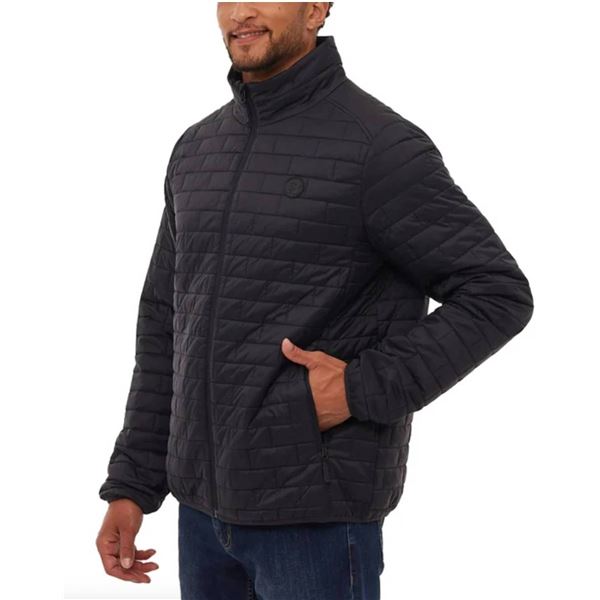 Bench Men's Quilted Jacket, Size XL/TG, Black