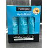 Image 2 : Neutrogena Hydro Boost Water Gel Lotion Sunscreen SPF 50, 3x88 mL