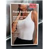 Image 2 : Frank And Oak Women’s Smoothing Contour Tank, Size M/M, White & Black