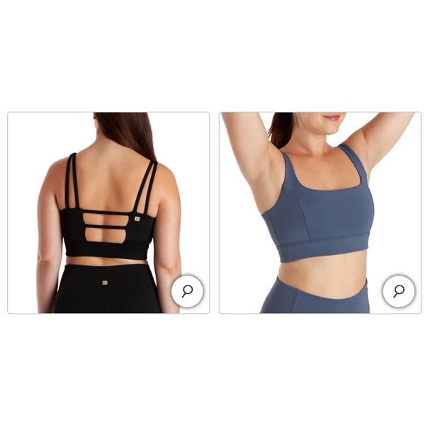 Aurum Sports Bra 2-Pack S/P Square Neck Design Size Small