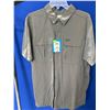 Image 2 : Newton Ridge II Short Sleeve Men's Shirt, Size Large, Gray