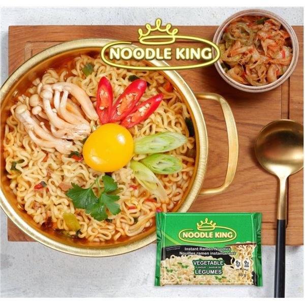 Noodle King Vegetable Ramen 24 Packs (85 g Each) – Ramen Noodles