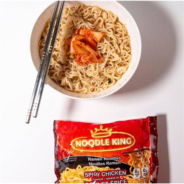 Noodle King Ramen Noodles, Spicy Chicken Flavor, 85 g, 24 Packs