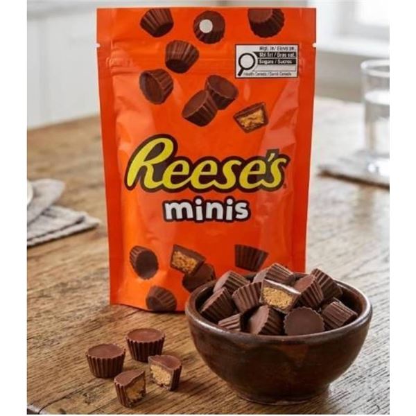 Lot of 10 Reese’s Minis Bags, 104g Each